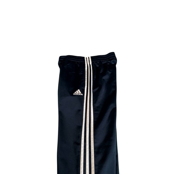 Adidas Youth L 14/16 Navy Blue White 3-Stripes Track Pants Regular Fit Athletic - Picture 8 of 11